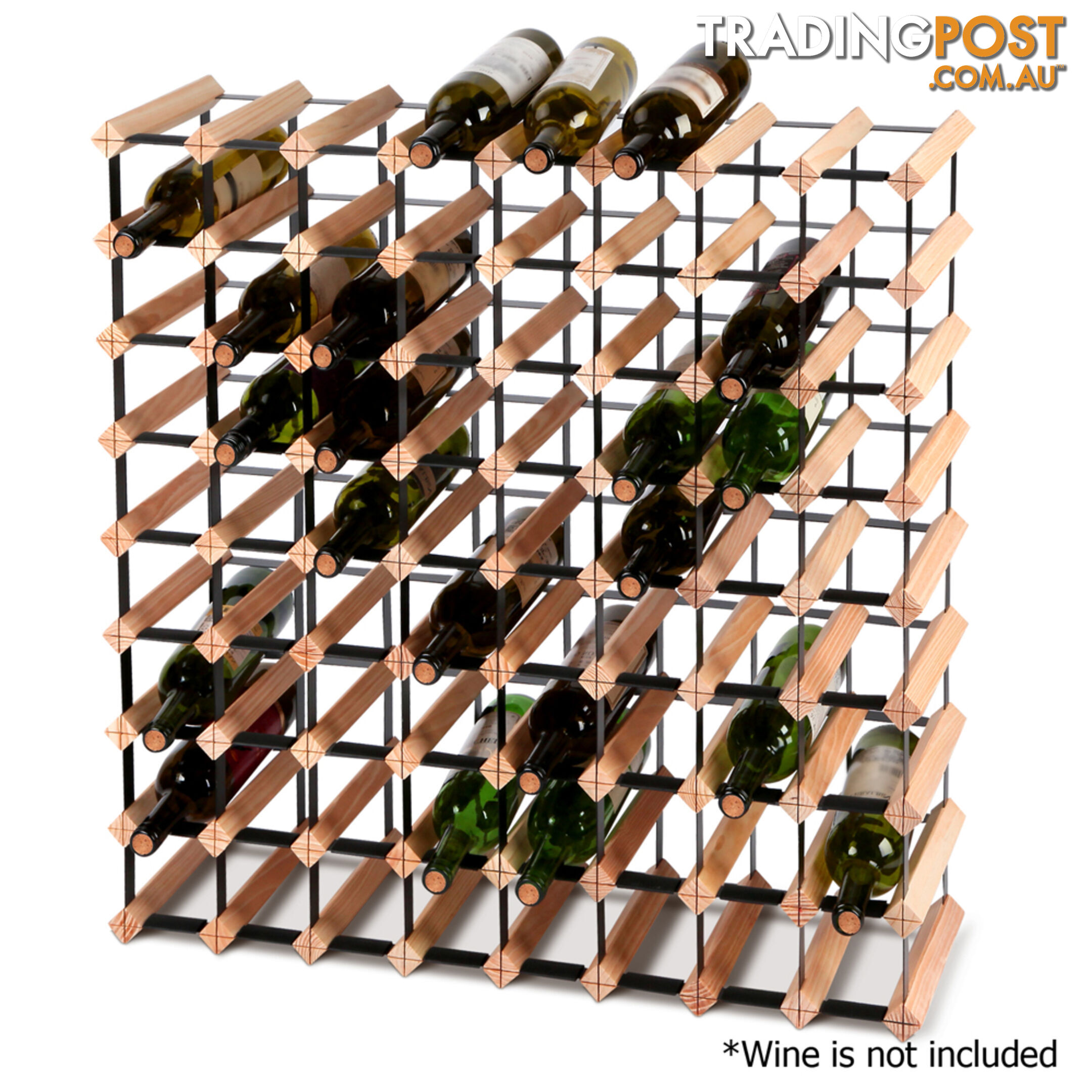 Timber Wine Rack 72 Bottles