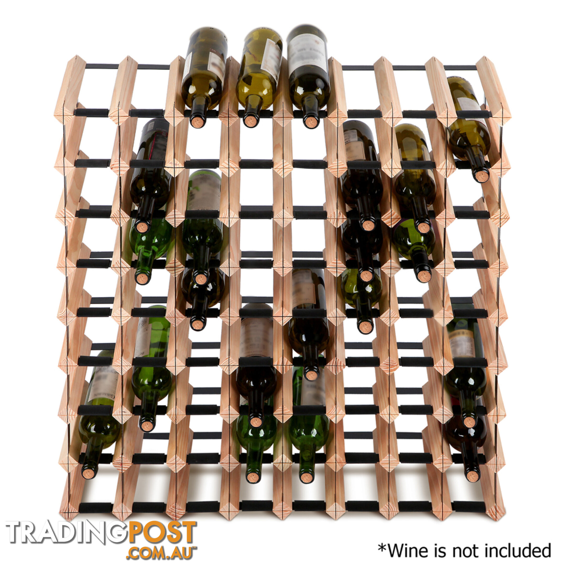 Timber Wine Rack 72 Bottles