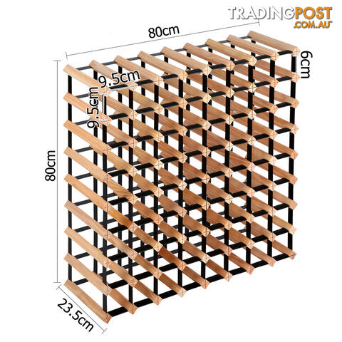 Timber Wine Rack 72 Bottles