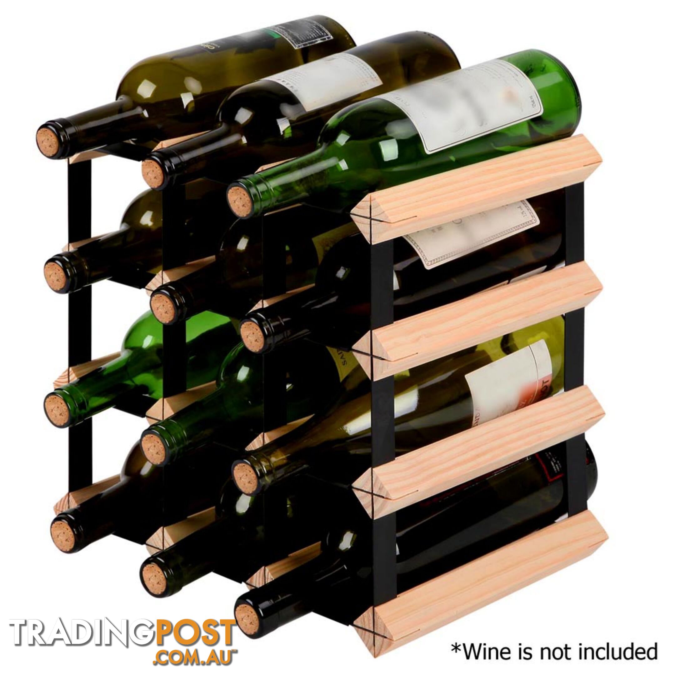 Timber Wine Rack 12 Bottles