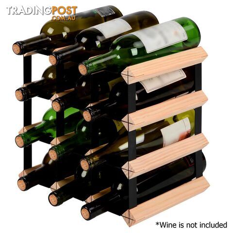 Timber Wine Rack 12 Bottles