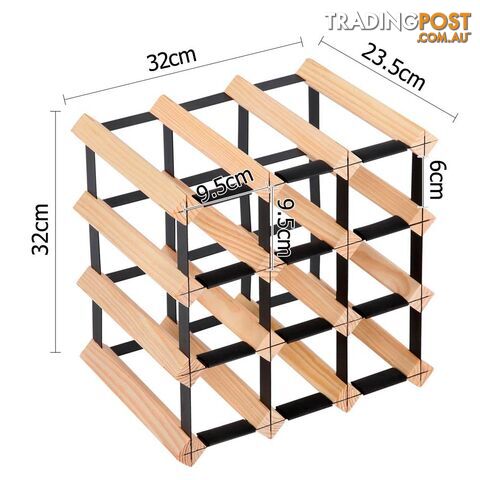 Timber Wine Rack 12 Bottles