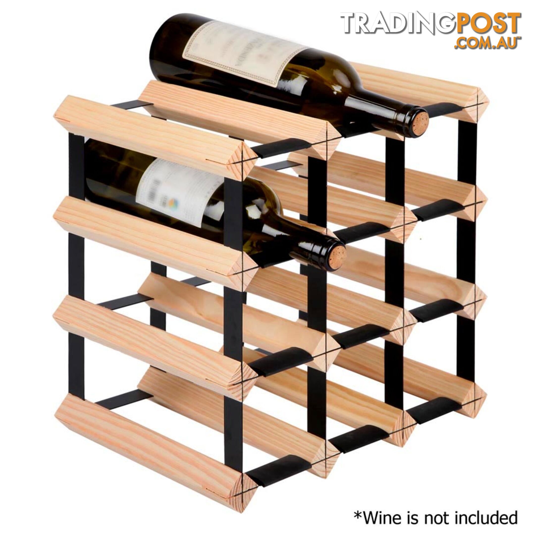 Timber Wine Rack 12 Bottles