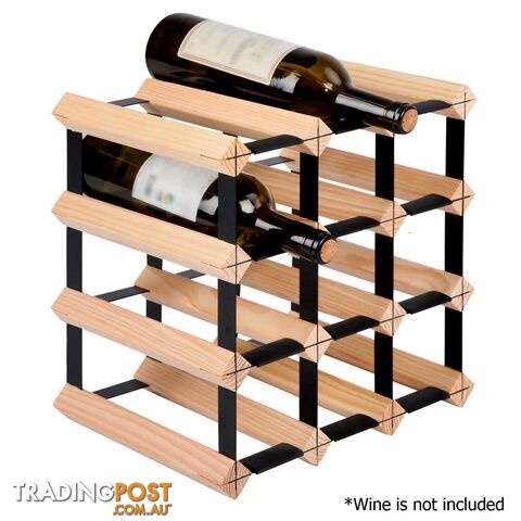 Timber Wine Rack 12 Bottles