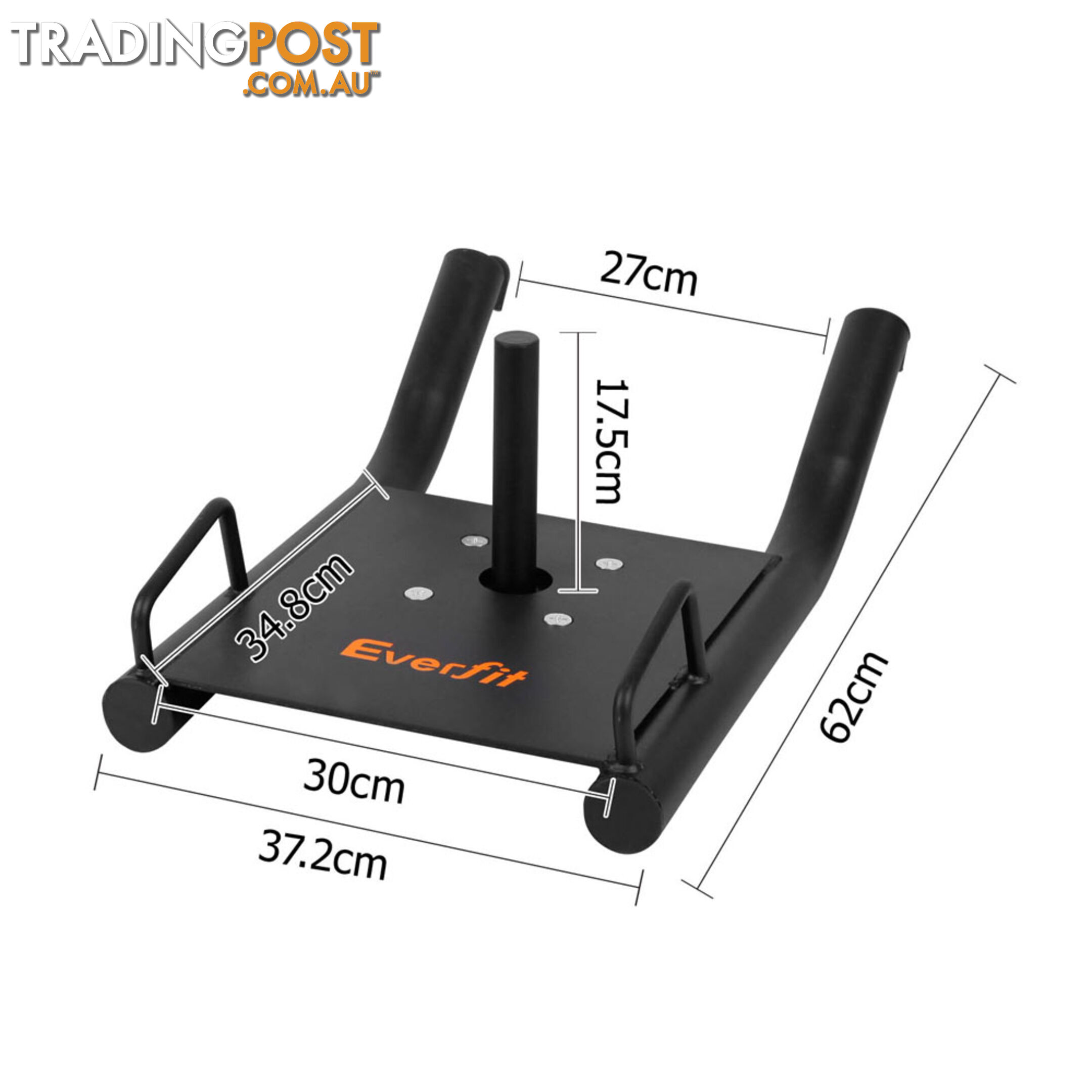 Fitness Power Sled Black