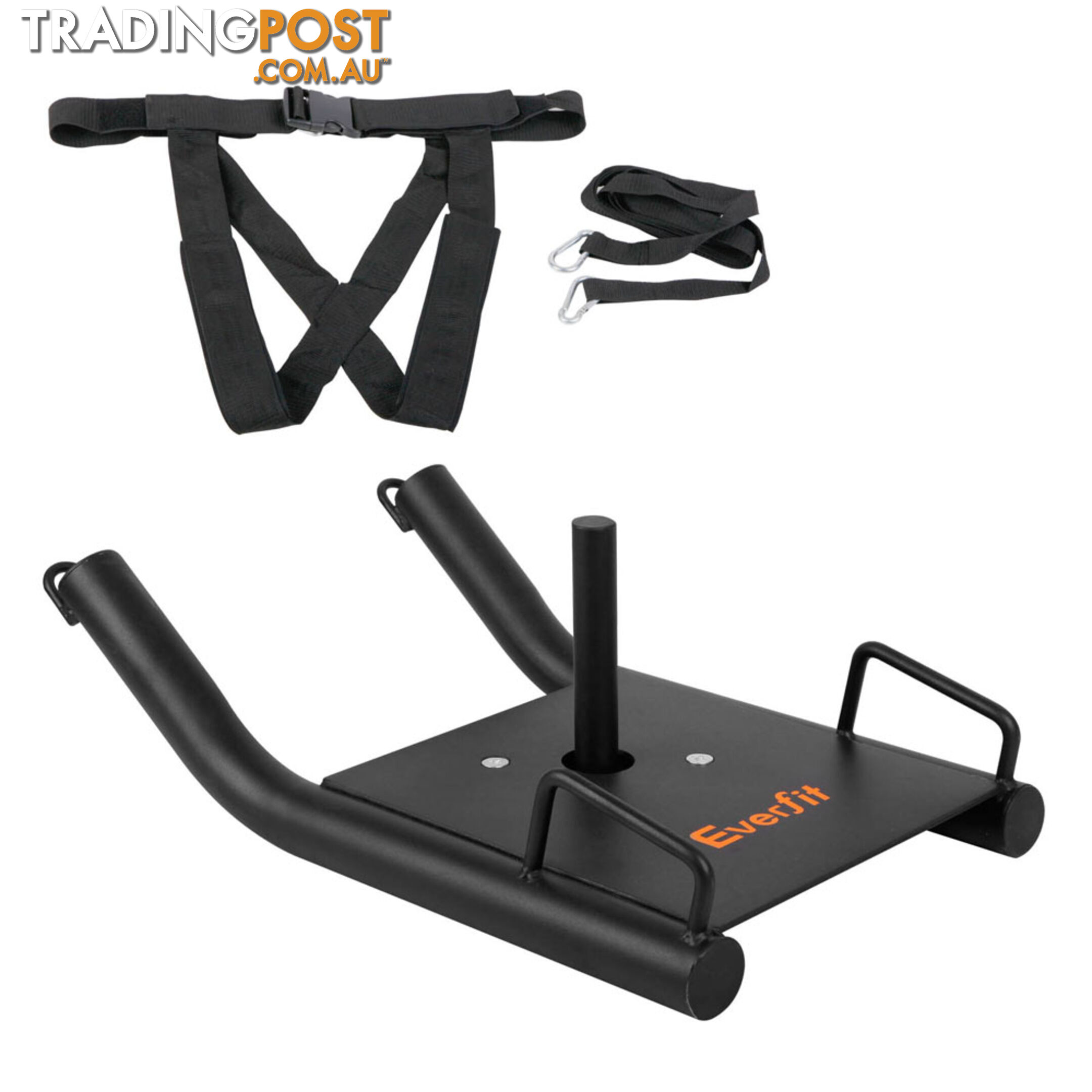 Fitness Power Sled Black