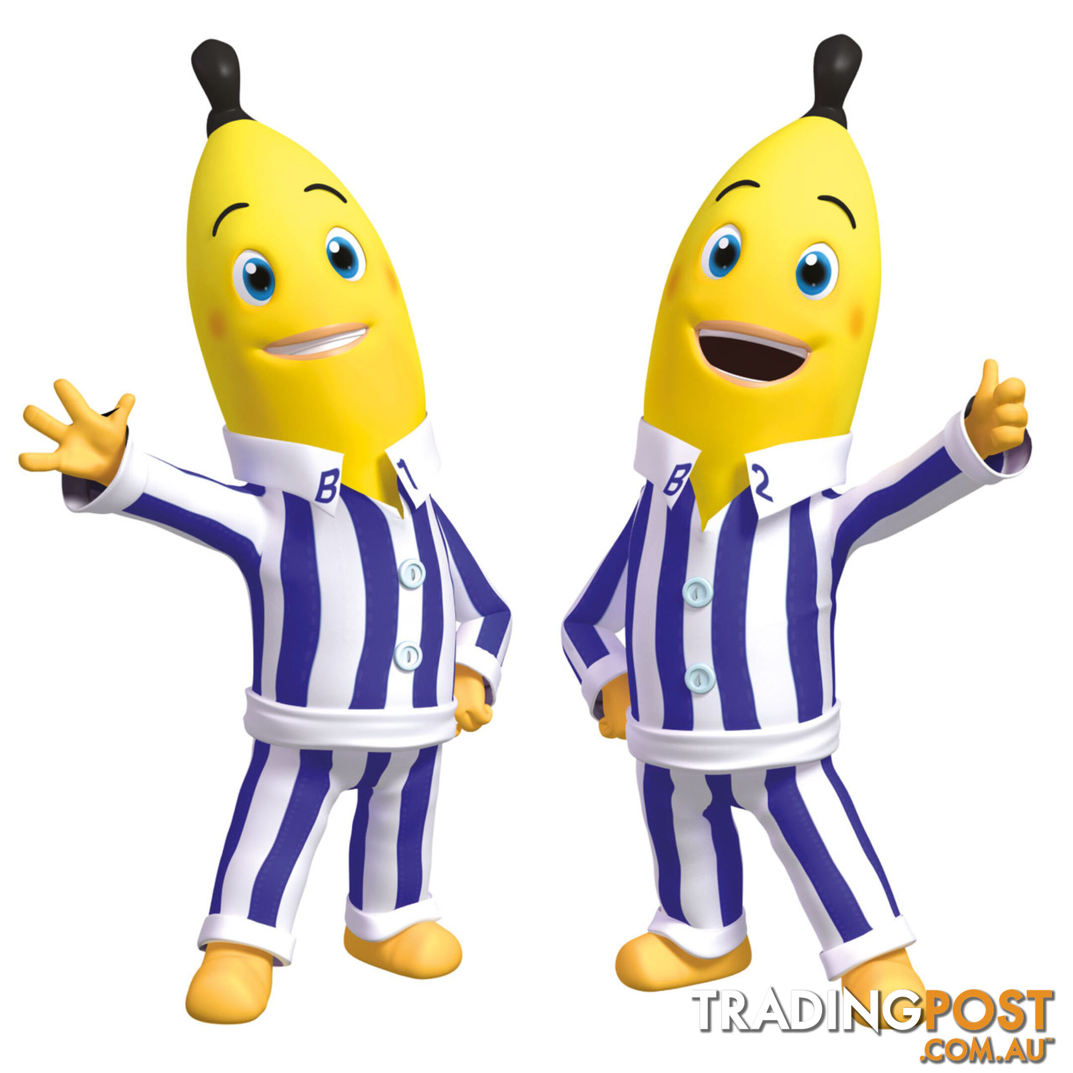 10 X Bananas in Pyjamas Wall Stickers - Totally Movable