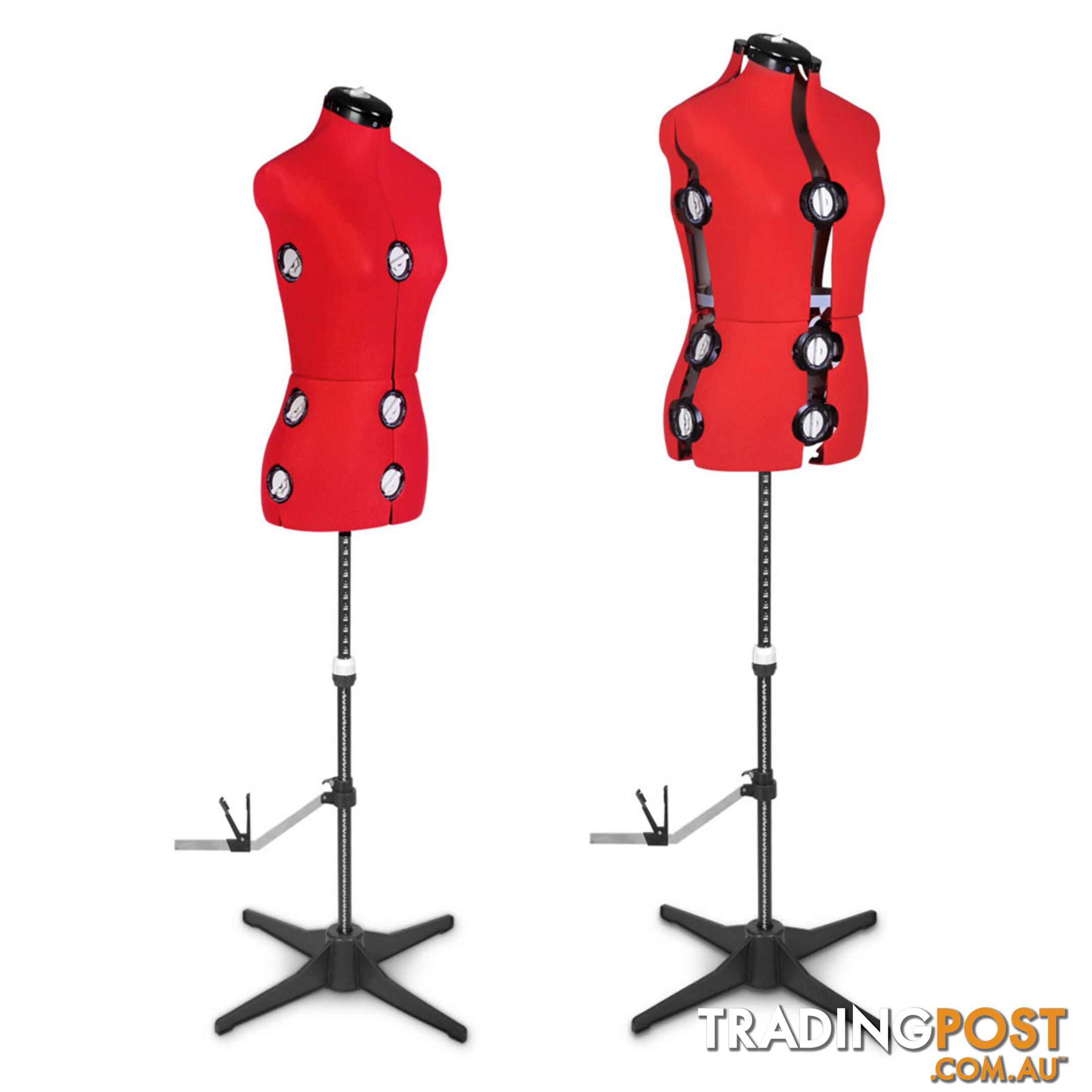 Adjustable Dressmaking Mannequin SZ8-14 - Red