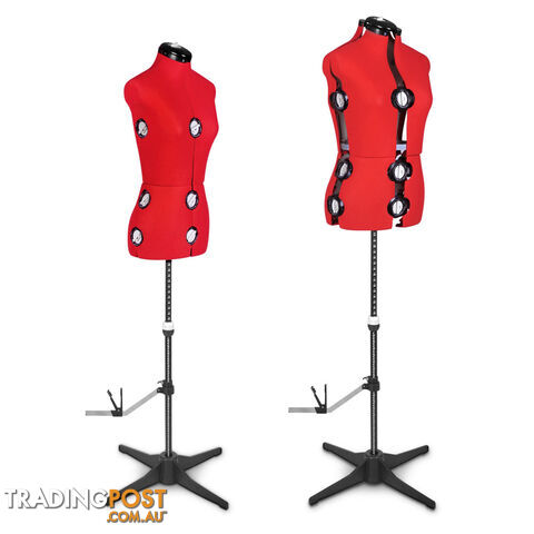 Adjustable Dressmaking Mannequin SZ8-14 - Red