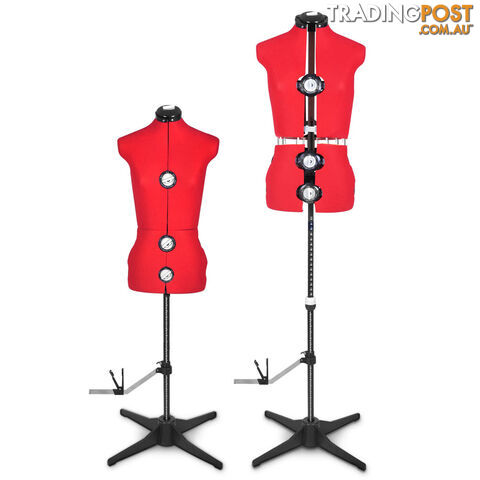 Adjustable Dressmaking Mannequin SZ8-14 - Red