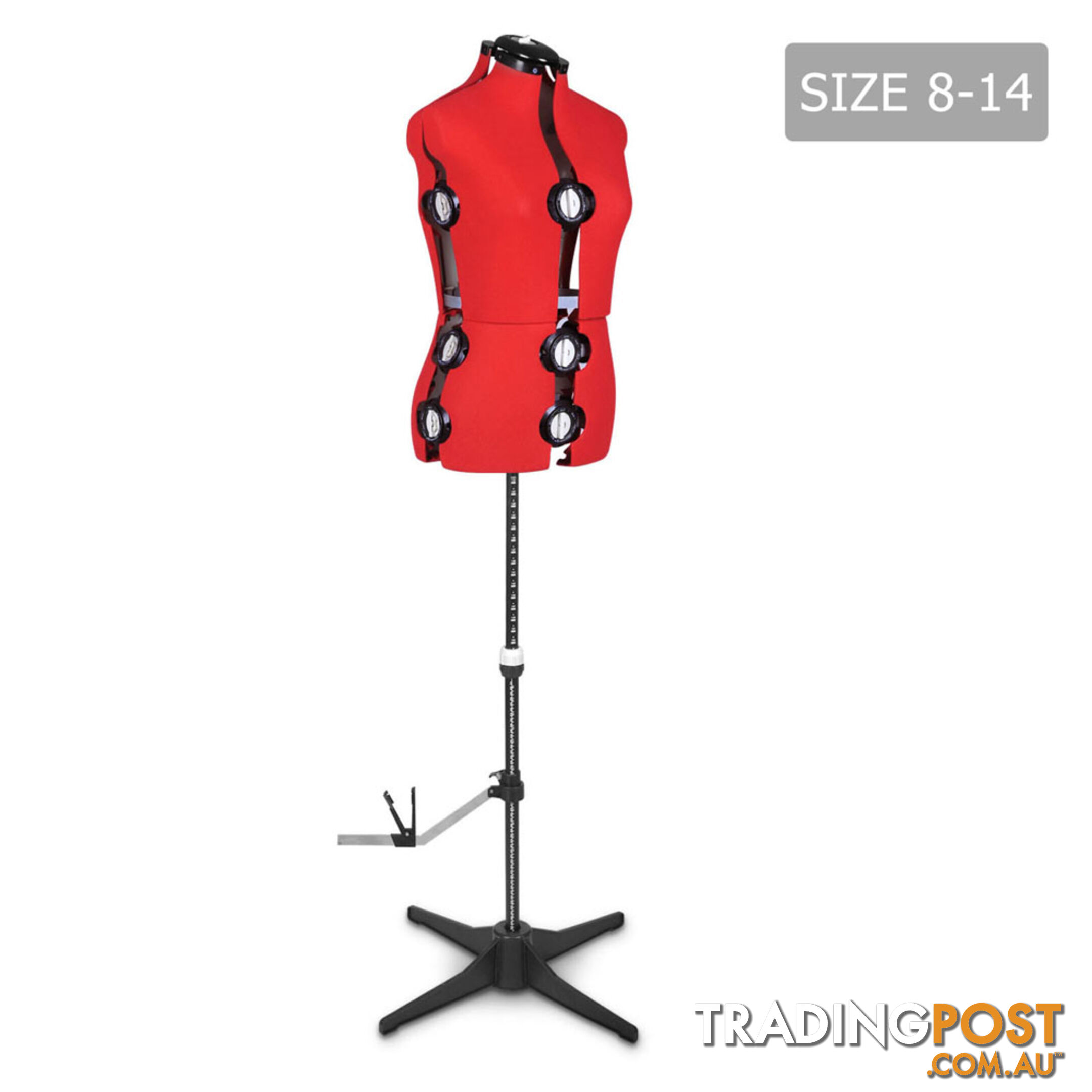 Adjustable Dressmaking Mannequin SZ8-14 - Red