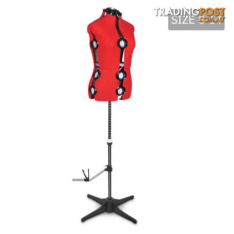Adjustable Dressmaking Mannequin SZ8-14 - Red