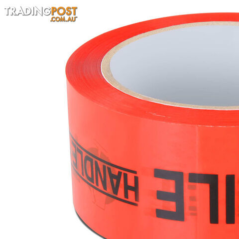 108 Rolls Red Fragile Tape 48mm x 75m