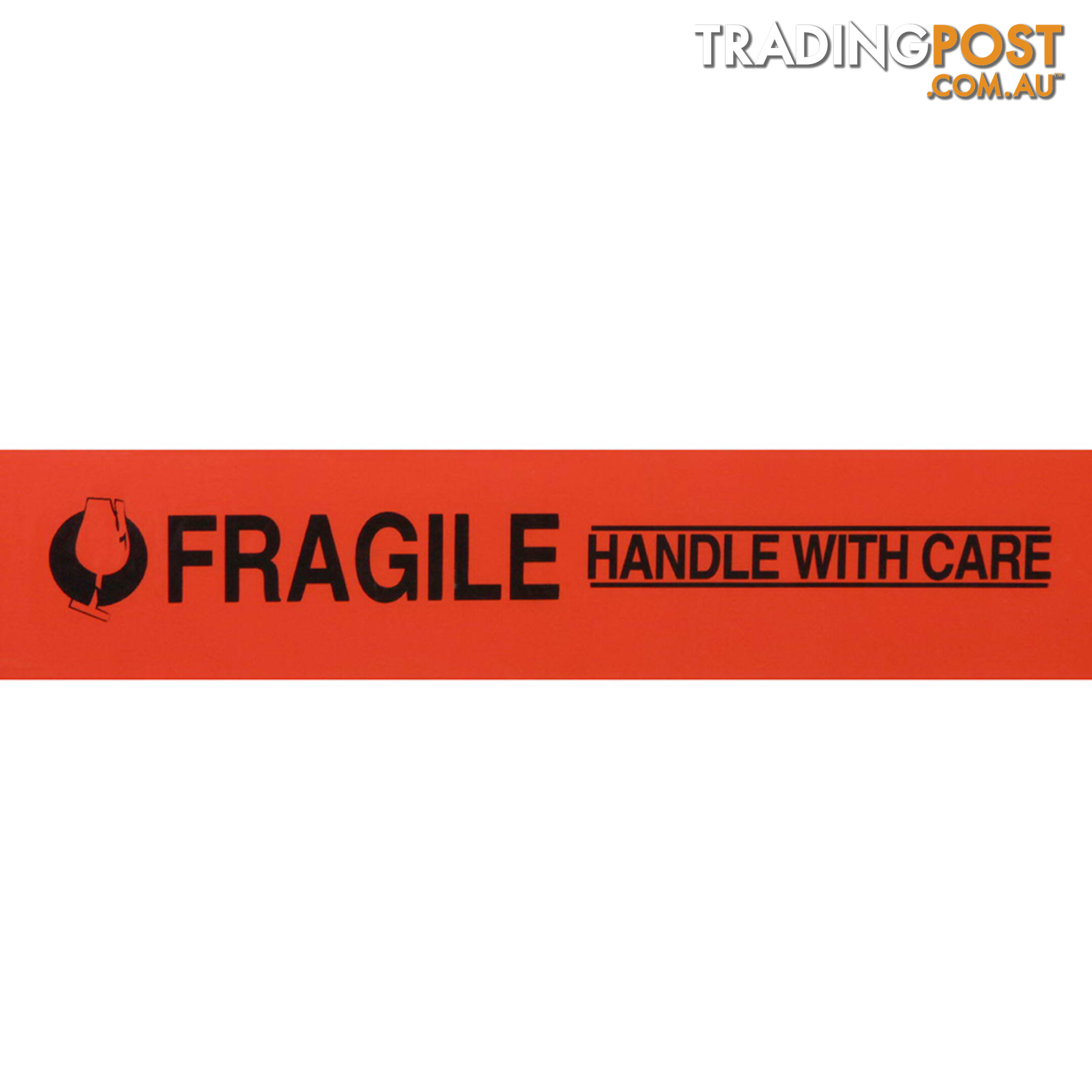 108 Rolls Red Fragile Tape 48mm x 75m