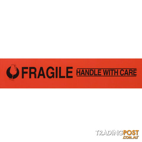 108 Rolls Red Fragile Tape 48mm x 75m