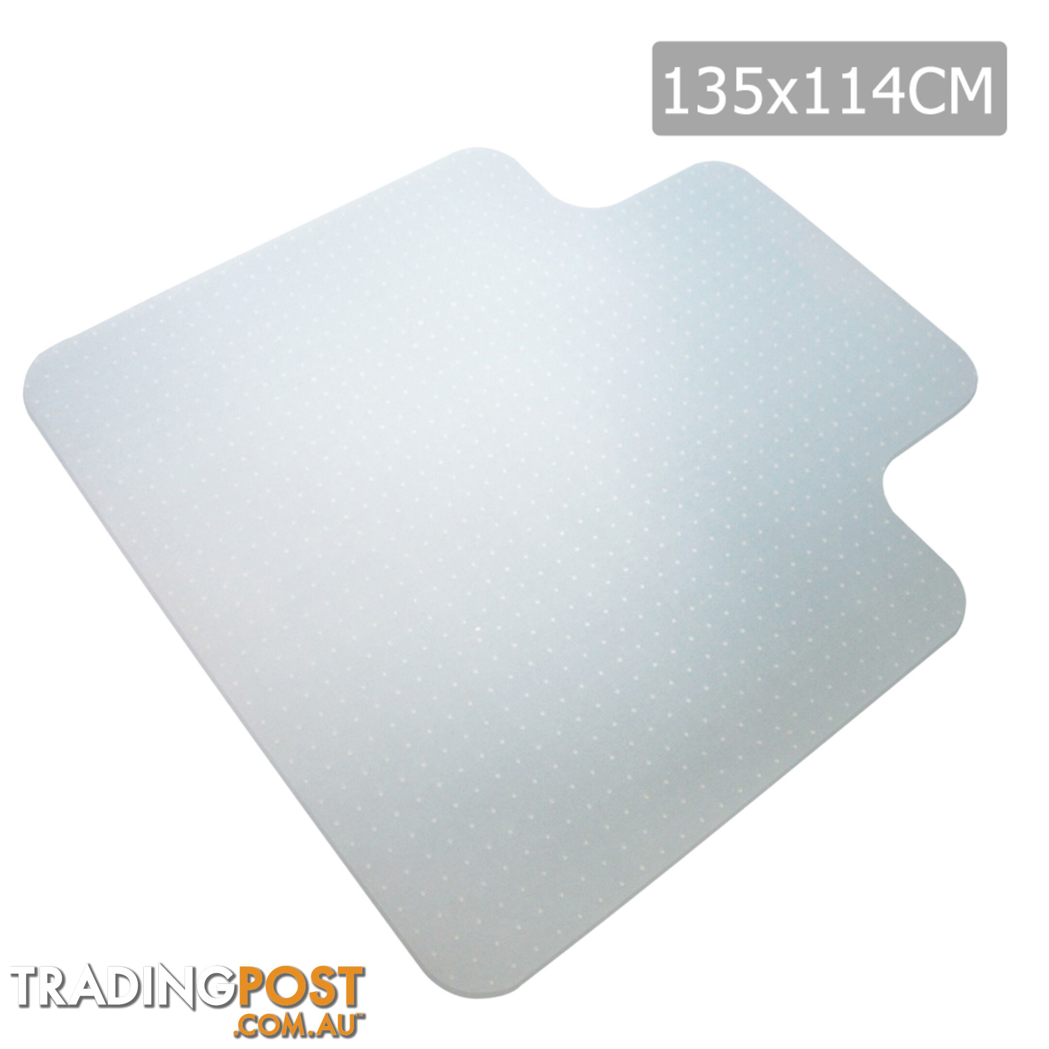 Carpet Floor Office Chair Mat Vinyl 1350 x 1140mm