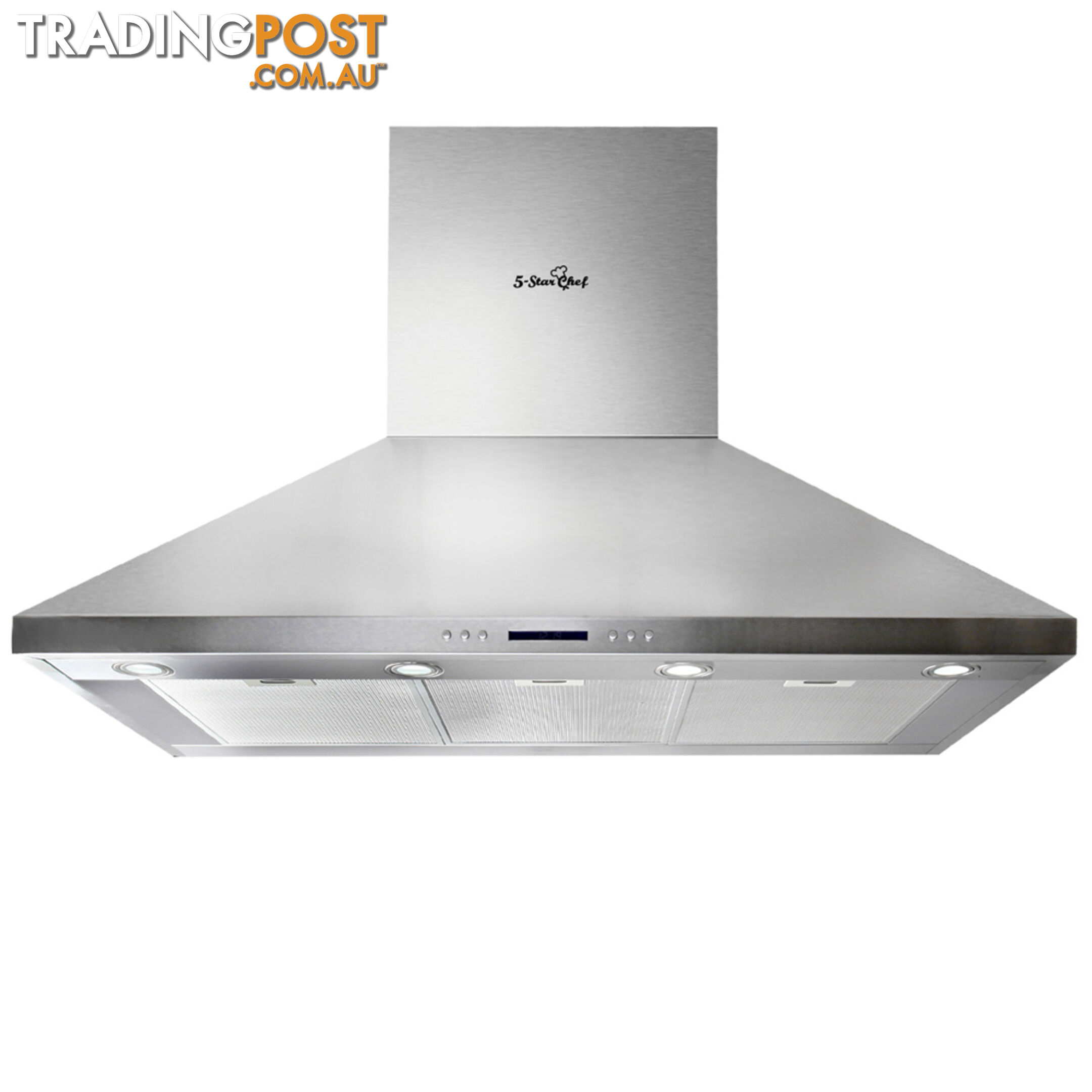 5 Star Chef 3 Fan Speed Rangehood 120cm