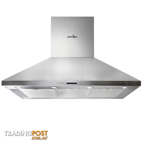 5 Star Chef 3 Fan Speed Rangehood 120cm