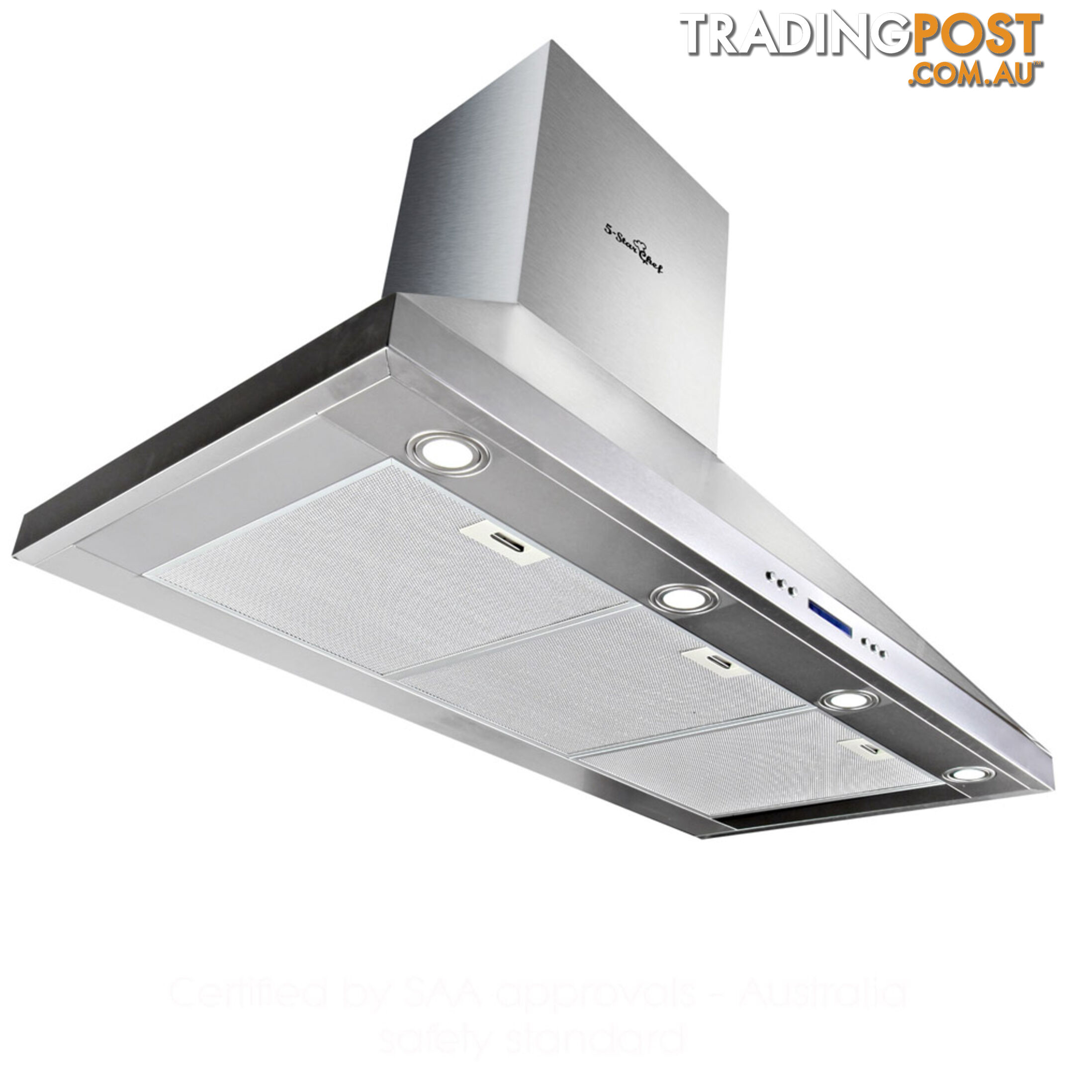 5 Star Chef 3 Fan Speed Rangehood 120cm