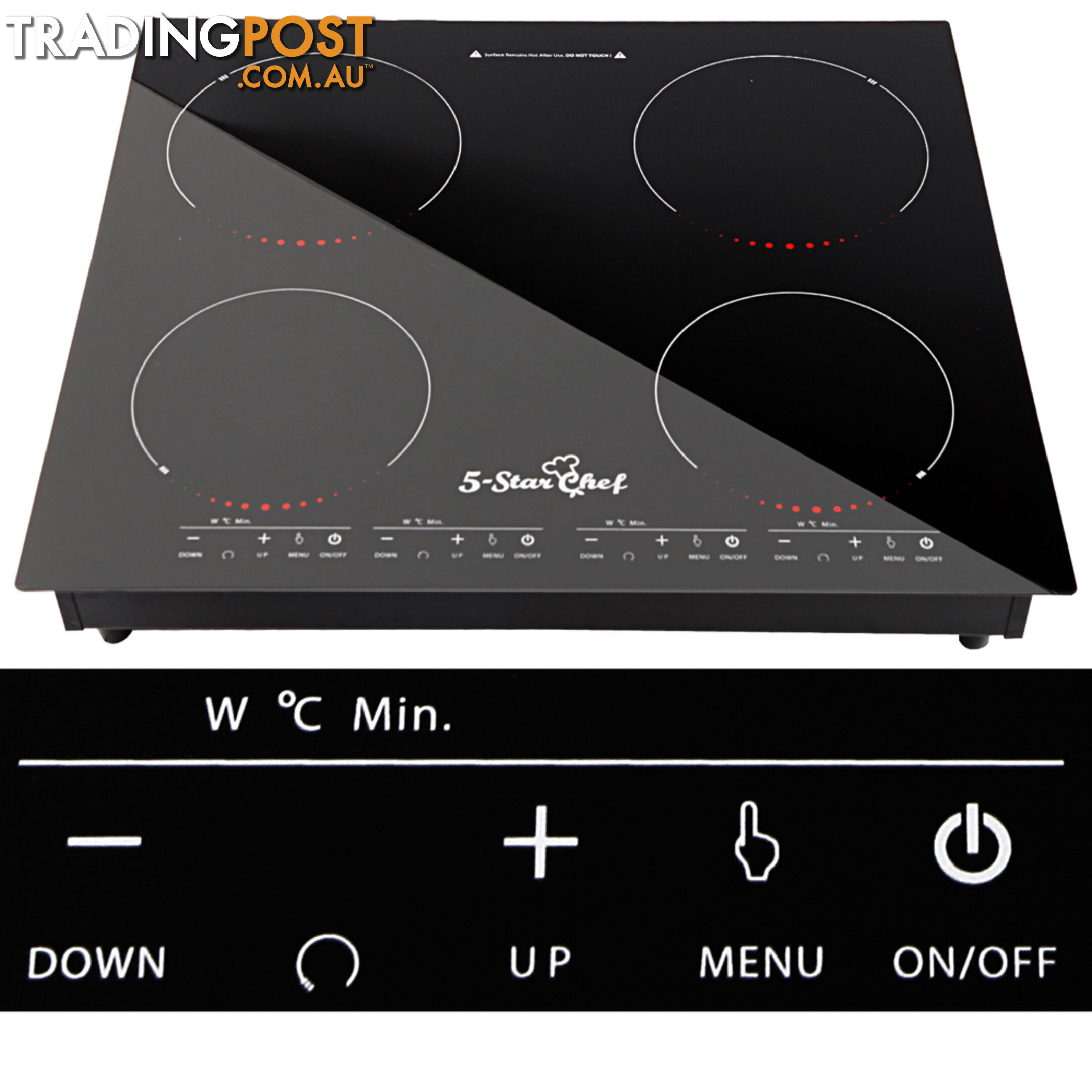 5 Star Chef Electric Induction Cooktop Ceramic