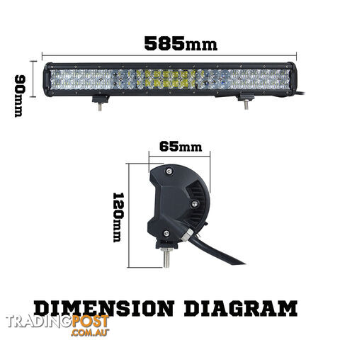 Osram 23inch 336W 5D Lens LED Light Bar Flood Spot Combo Work Lamp SUV ATV 4WD - photo 2 of 6