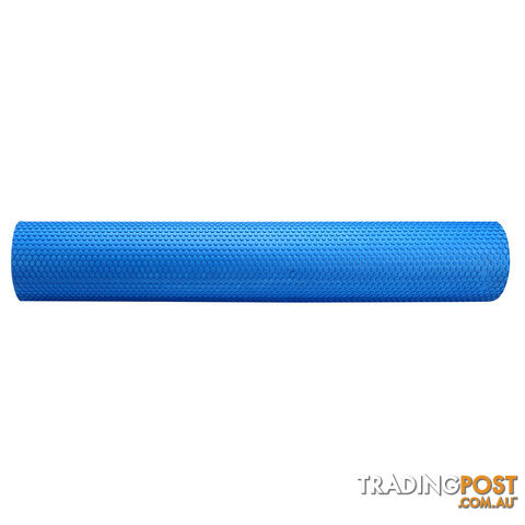 Yoga Gym Pilates EVA Stick Foam Roller Blue 90 x 15cm