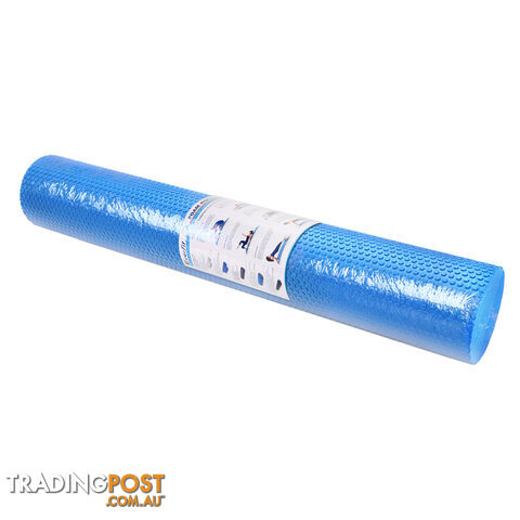 Yoga Gym Pilates EVA Stick Foam Roller Blue 90 x 15cm