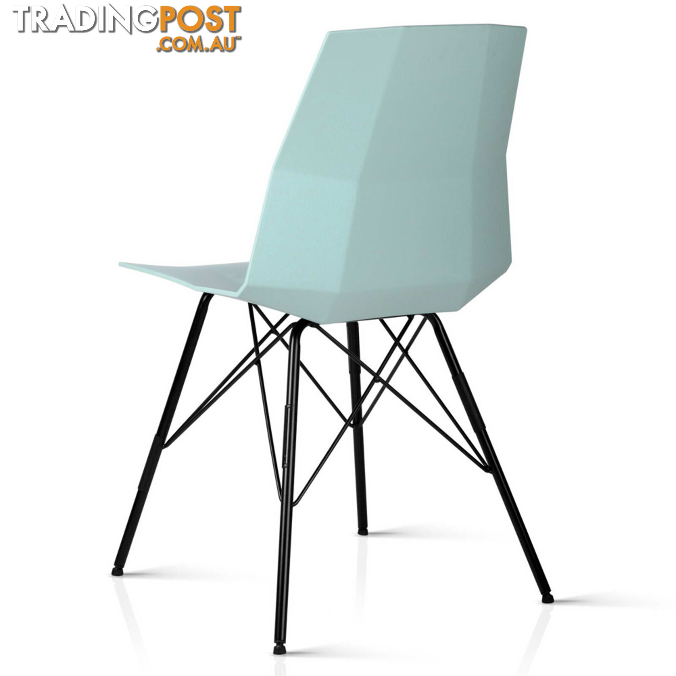 Set of 2 Eames Replica Contour Dining Chair