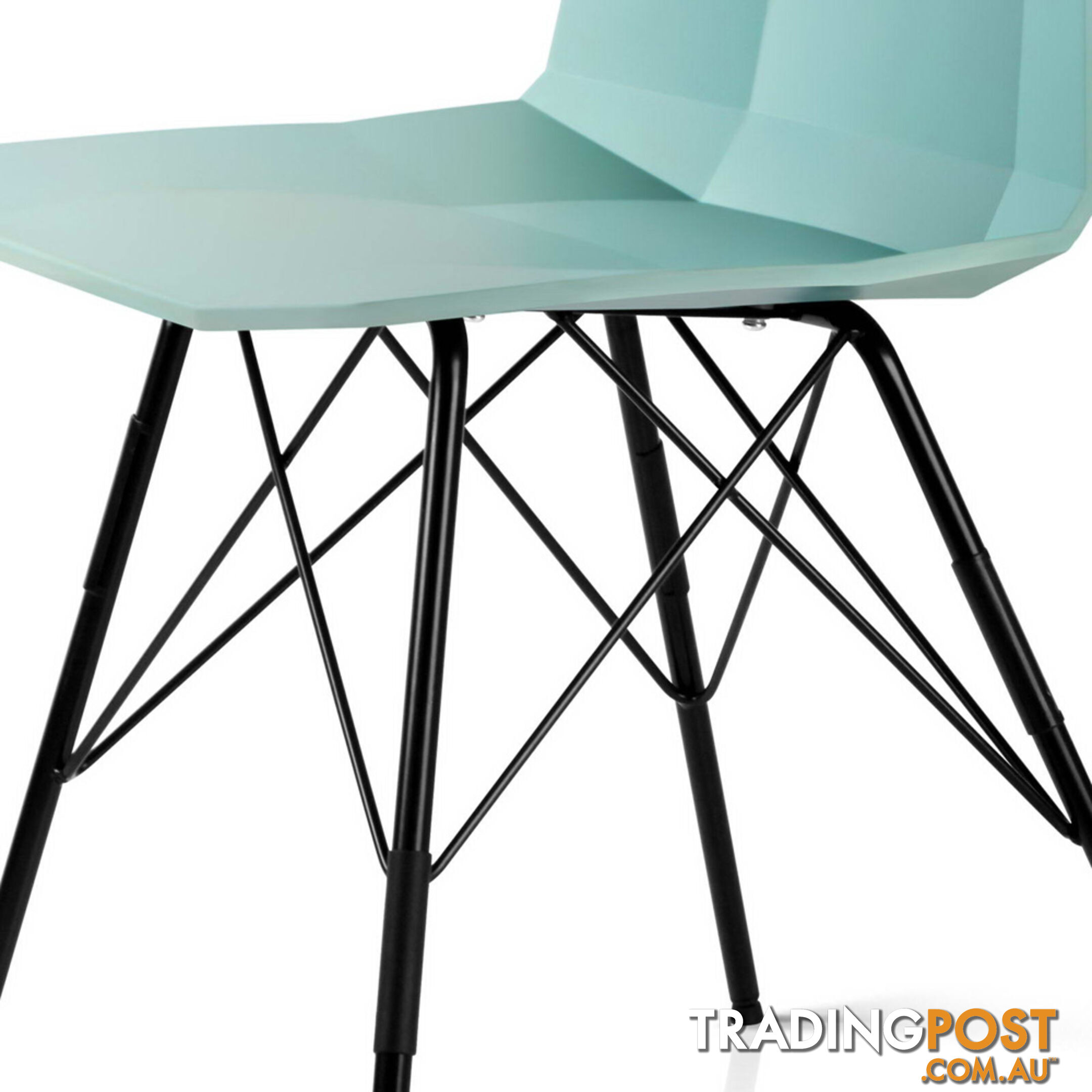 Set of 2 Eames Replica Contour Dining Chair