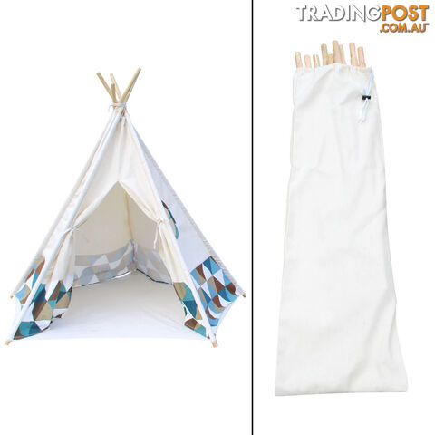 5 Poles Teepee Tent w/ Storage Bag - photo 3 of 8