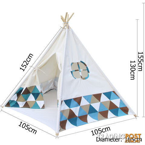 5 Poles Teepee Tent w/ Storage Bag - photo 2 of 8