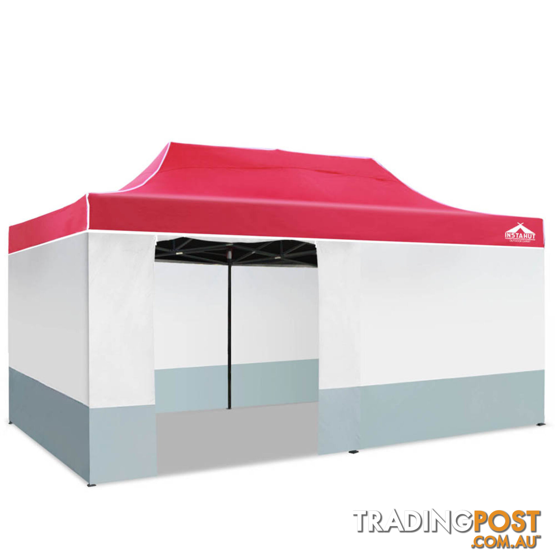 3X6 Pop Up Gazebo - Red