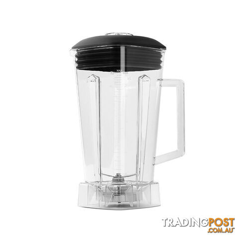 2-in-1 Food Processor & Blender 2L - Red