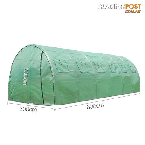 Galvanised Steel Green House 6M x 3M x 2M