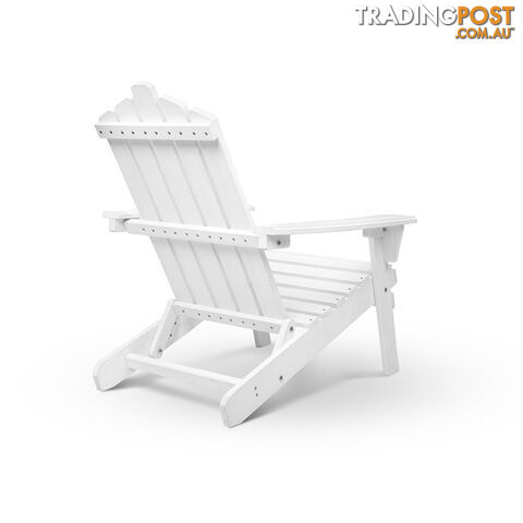 Adirondack Foldable Deck Chair & Side Table Set