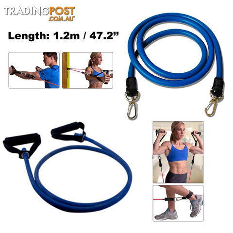 13PCS Heavy Resistance Band Yoga Tension Rope Fitness Stretch Door Loop Gym Abs - photo 2 of 3