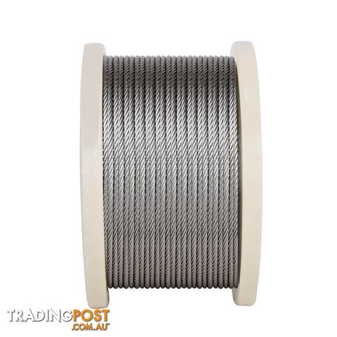 7 x 7 Marine Stainless Steel Wire Rope 100M - photo 3 of 5