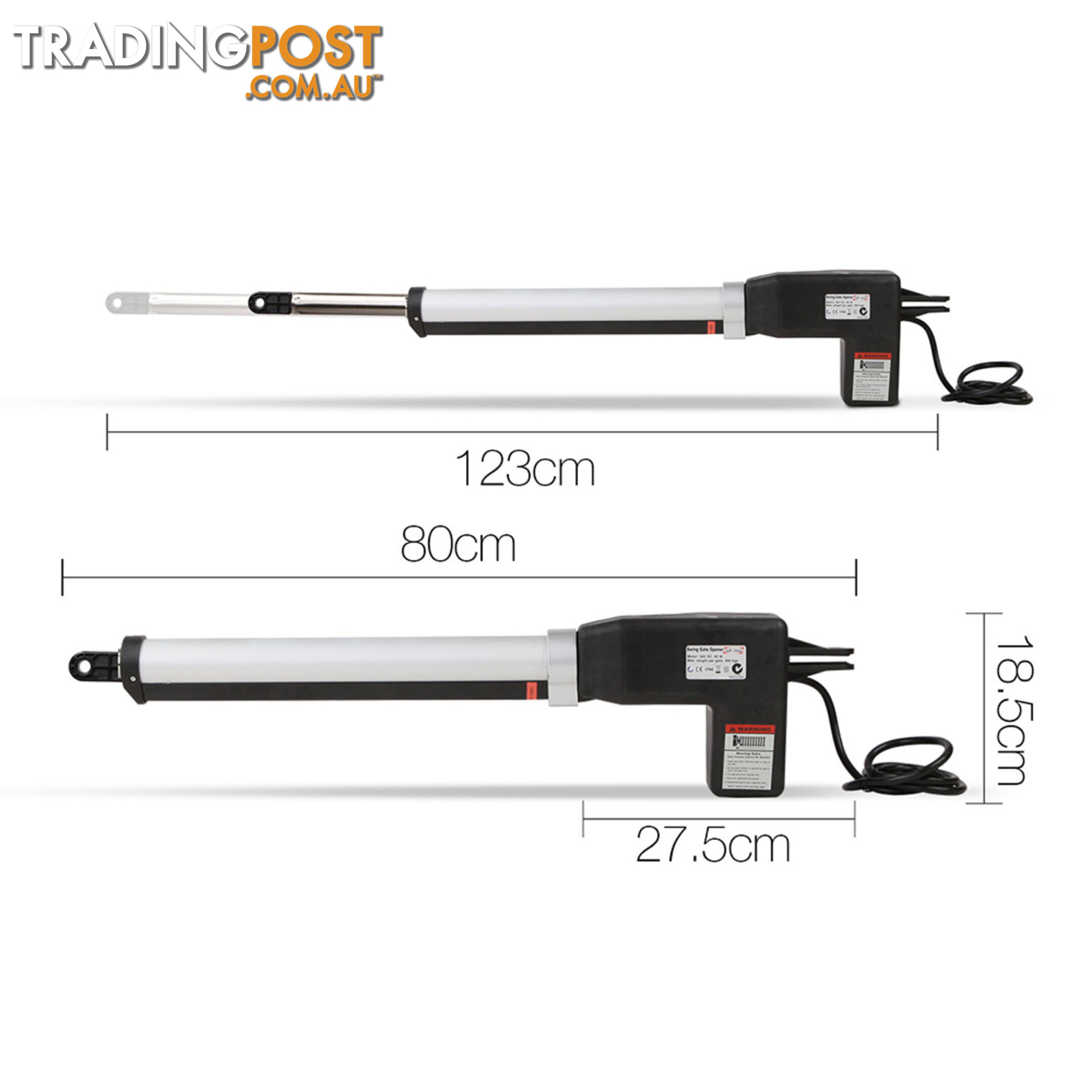 Automatic 2 Arm Swing Gate Opener with 2 Remote Controls