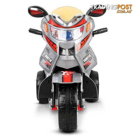 Kids Ride on Motorbike Silver Red - photo 3 of 9