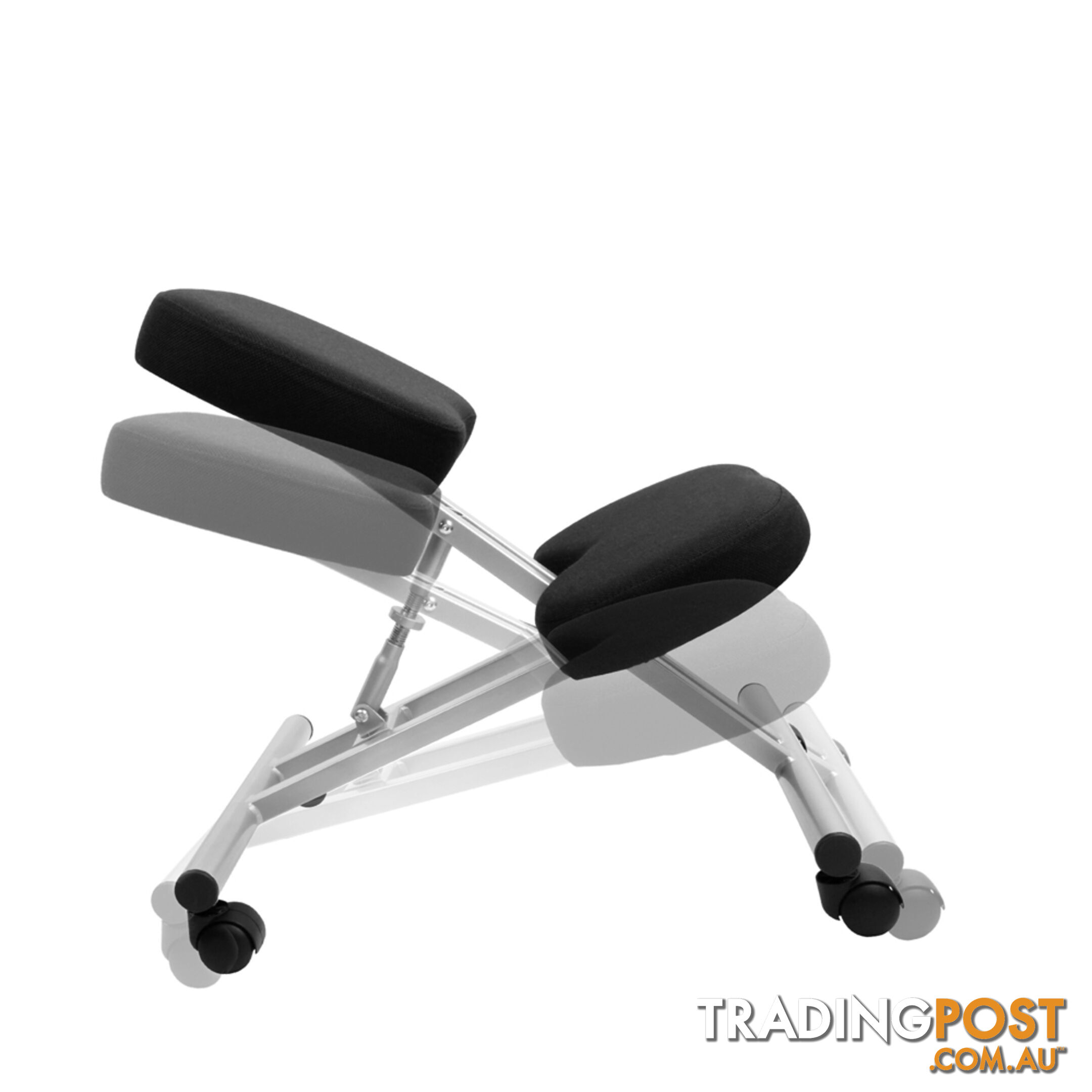 Adjustable Kneeling Chair Office Stool Silver