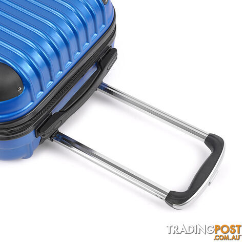 Set of 2 Hard Shell Travel Luggage with TSA Lock - Blue