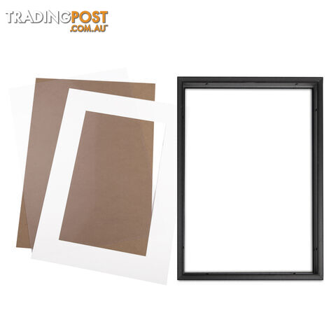 3 pcs Photo Frames Set Wall Black - photo 5 of 7