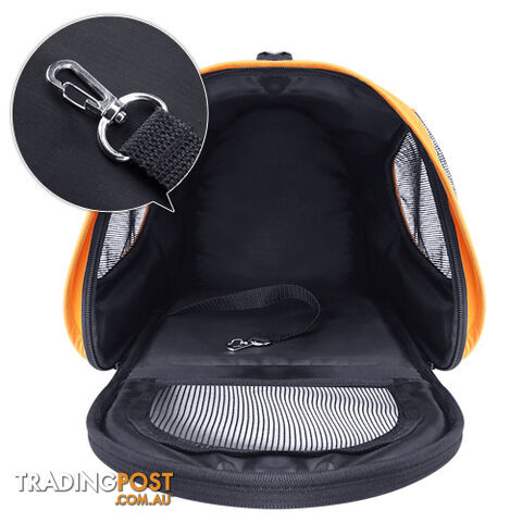 Pet Dog Cat Carrier Travel Bag Large Orange