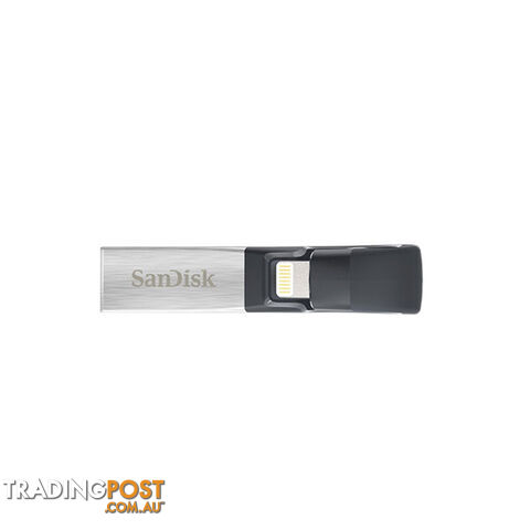 SANDISK IXPAND FLASH DRIVE SDIX30N 64GB GREY IOS USB 3.0   (SDIX30N-064G) - photo 4 of 4