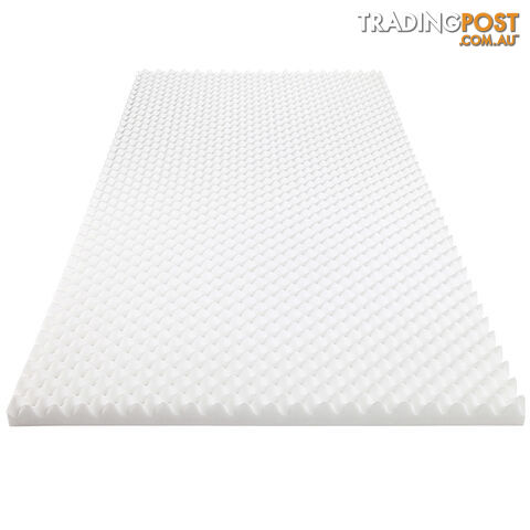 Deluxe Egg Crate Mattress Topper 5 cm Underlay Protector Single - photo 3 of 9