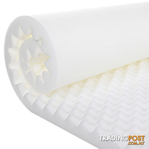Deluxe Egg Crate Mattress Topper 5 cm Underlay Protector Single - photo 5 of 9