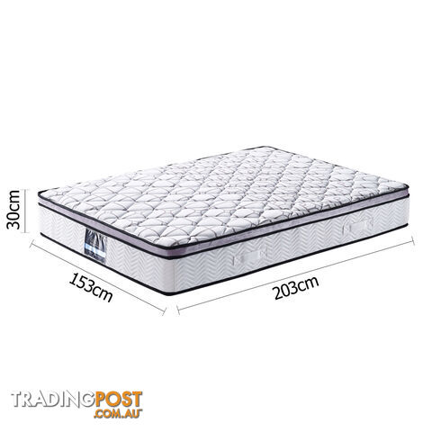 Cool Gel Memory Foam Euro Top Pocket Spring Mattress Queen