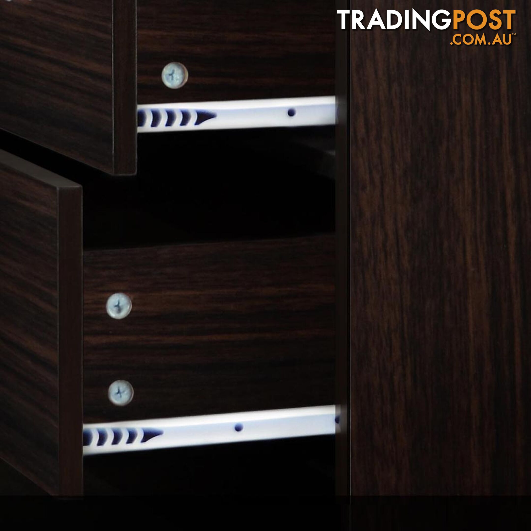 Tallboy 6 Drawers Storage Cabinet Walnut