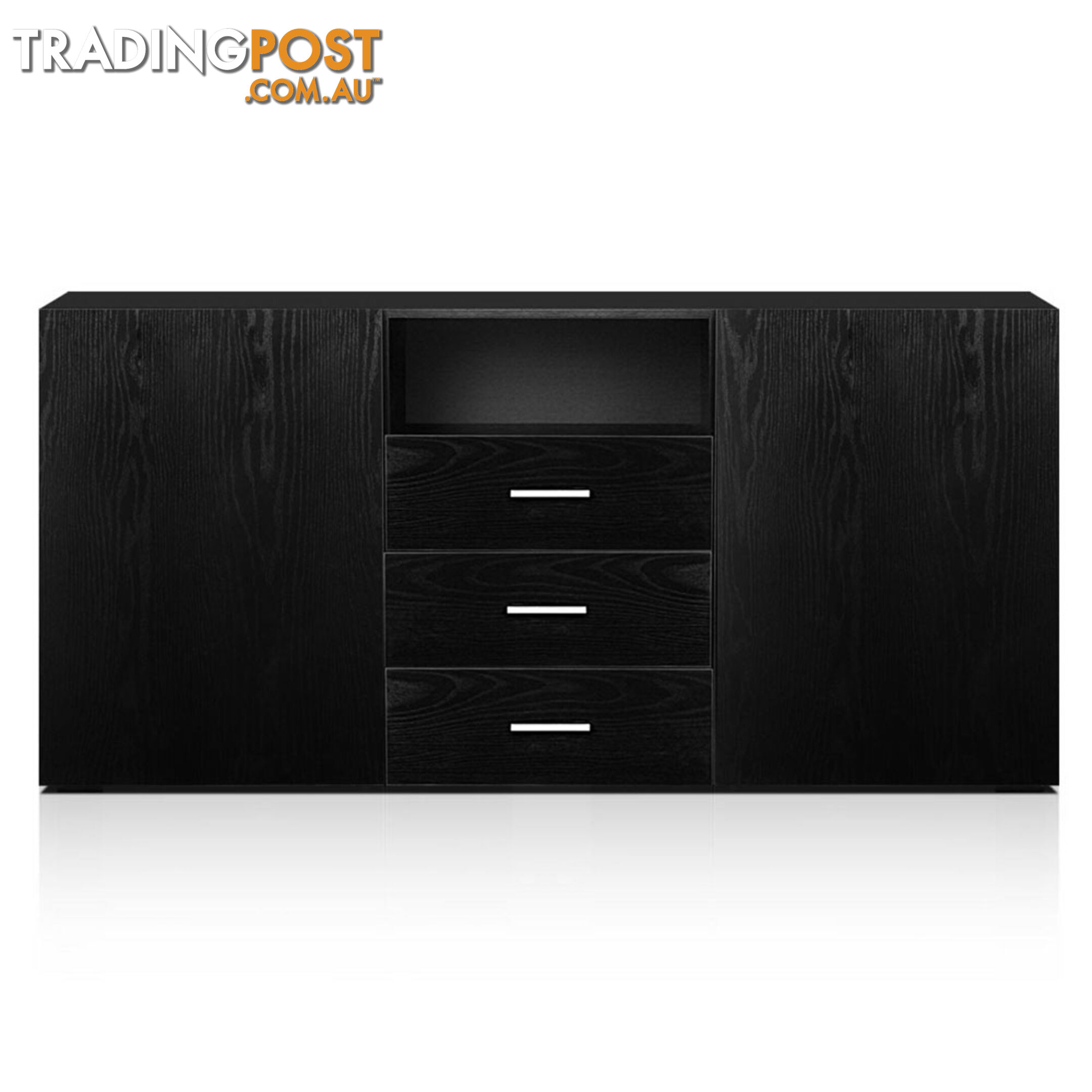 Buffet Sideboard Cabinet - Black