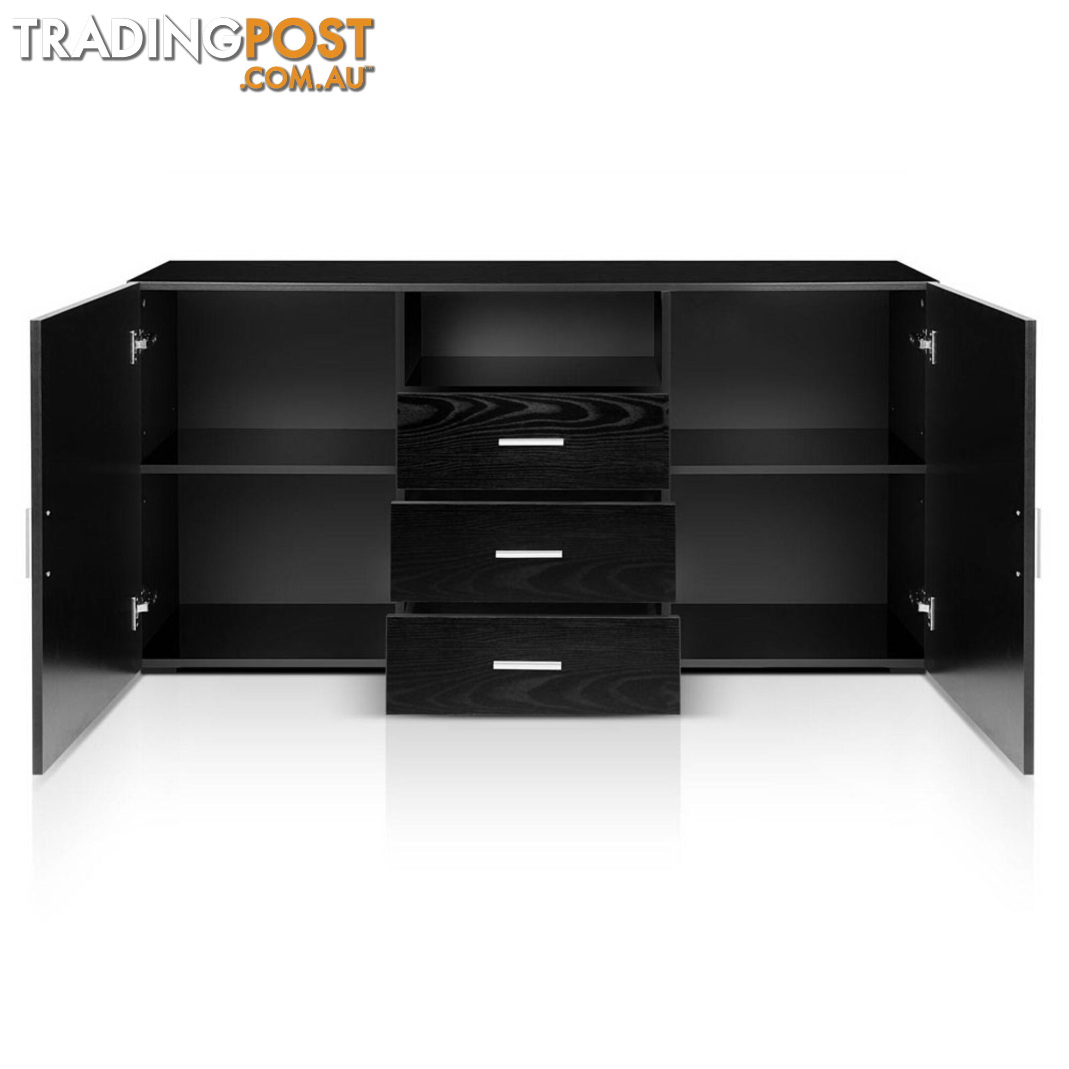 Buffet Sideboard Cabinet - Black